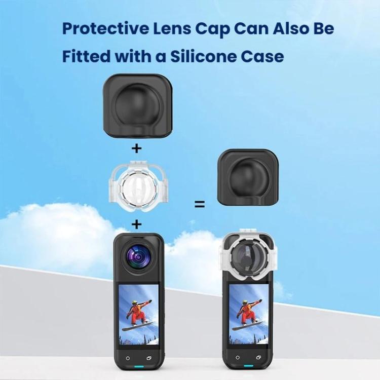 Protector de lente antivaho a presión para cámara Insta360 X5