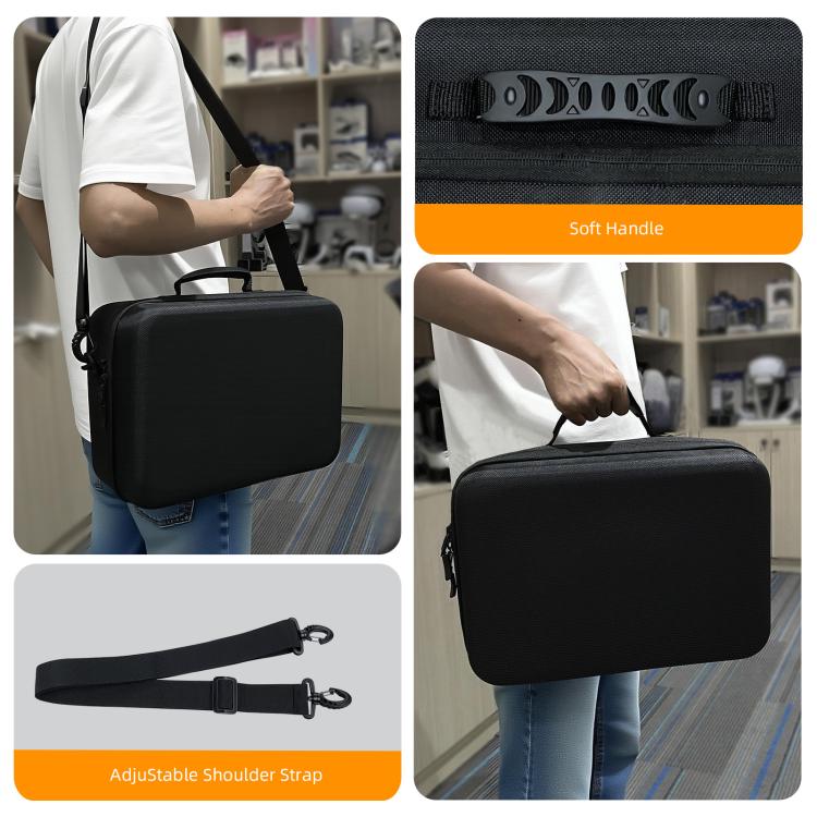 Estuche organizador de almacenamiento todo en uno JYS para Nintendo Switch 2 con correa para el hombro. Compatible con base/consola/controlador Pro/cámara/empuñadura/cargador., JYS-NS2323