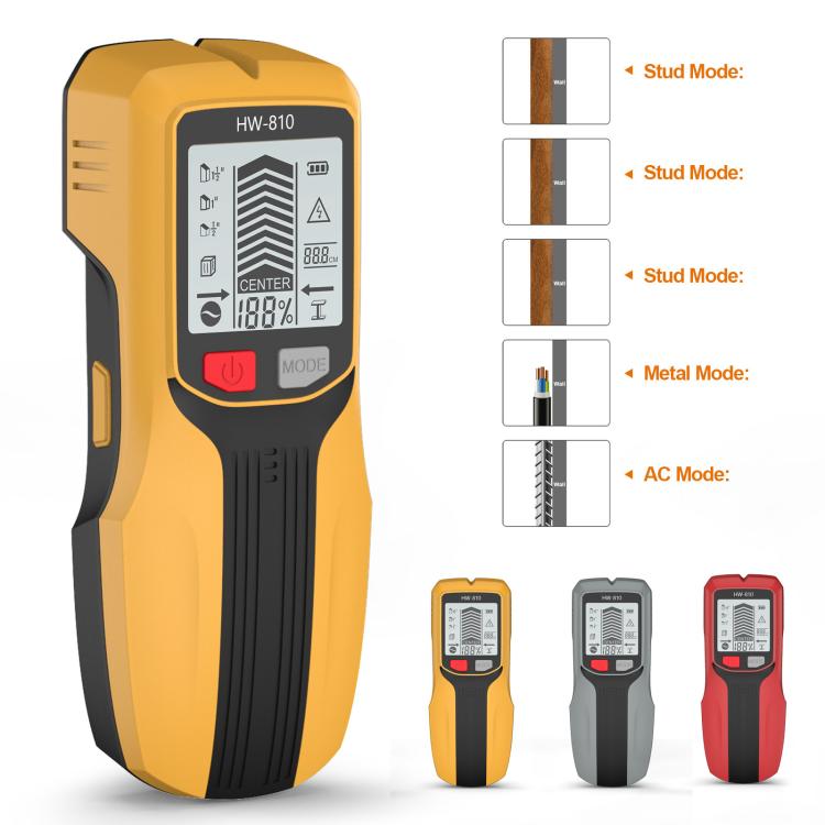 Detector de metales multifuncional para cables de montantes de pared