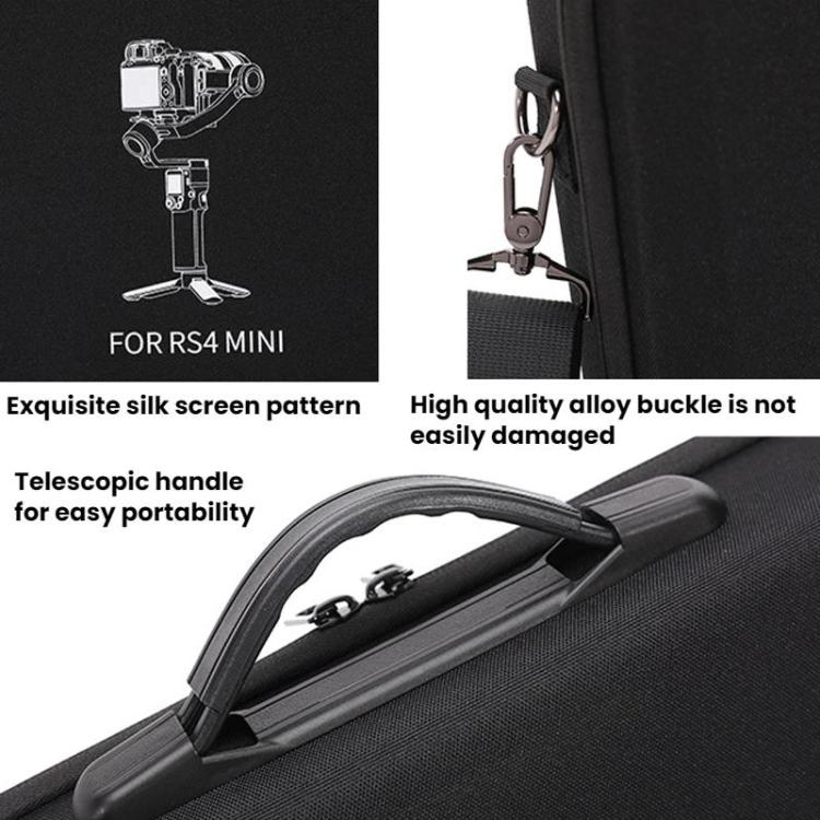 Bolsa de almacenamiento de mano y hombro para DJI RS 4 Mini BKano