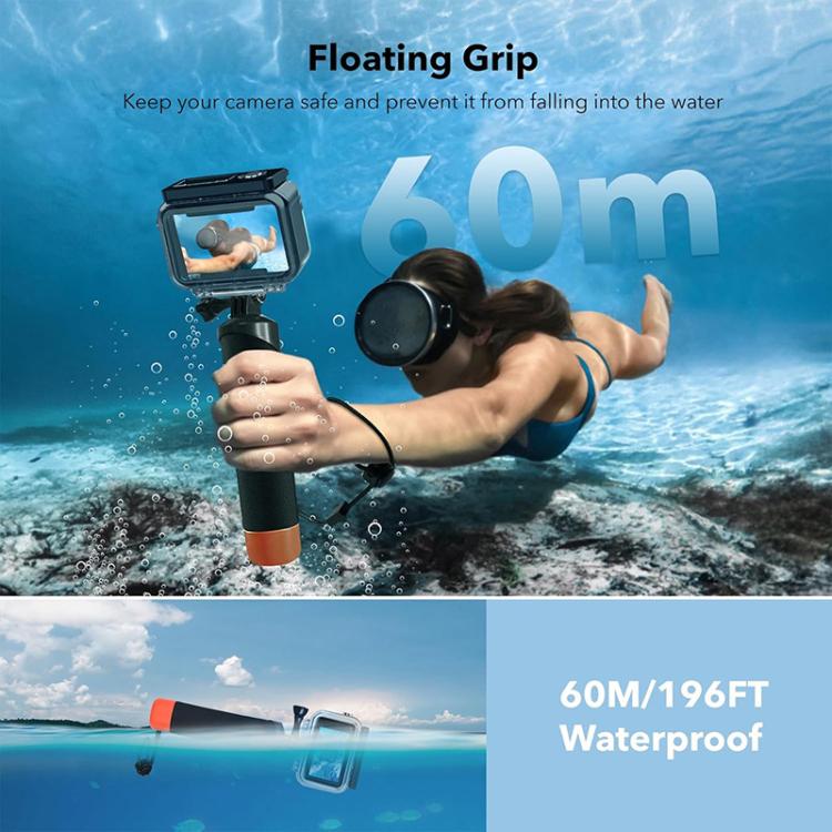 Estuche impermeable y kit de accesorios de buceo para GoPro HERO13 Black /12 Black /11 Black /10 Black, For GoPro HERO13