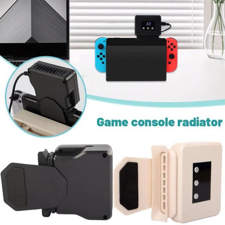 Radiador de escape para consola Nintendo Switch 2 / Switch con pantalla de temperatura, RDS-2827 White, RDS-2827  Black
