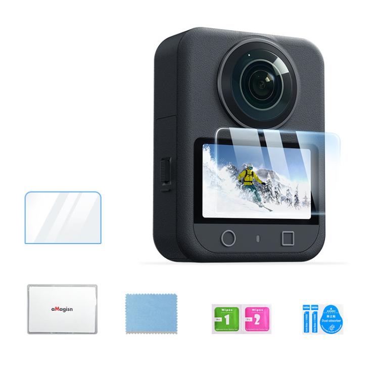 Protector de pantalla de vidrio templado AMagisn HD para cámara DJI Osmo 360, 1 Set, 2 Sets
