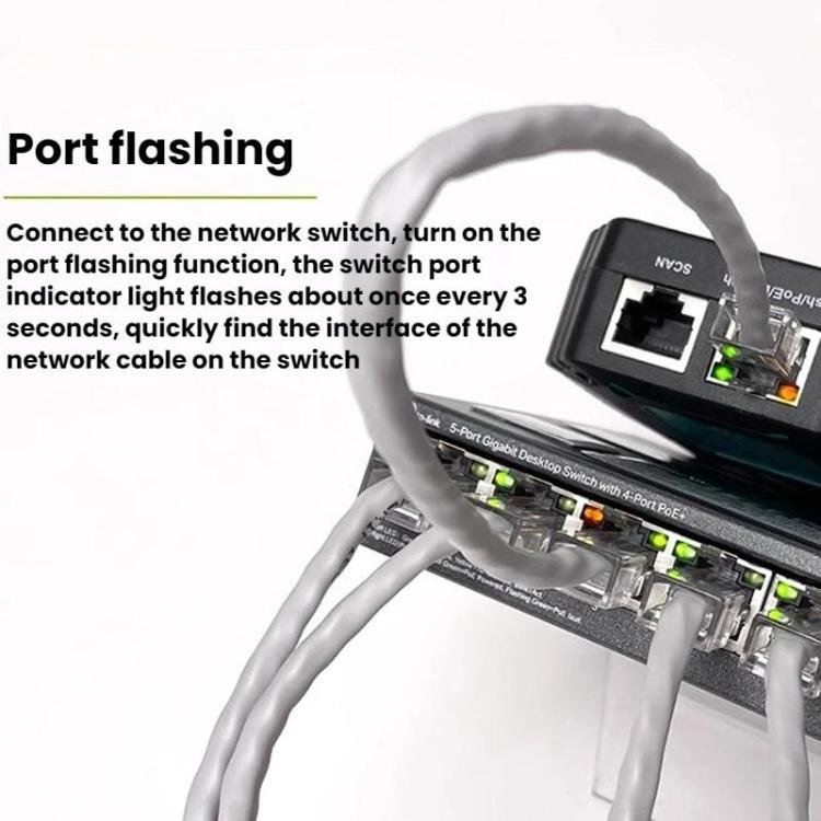 Localizador de cables para pruebas de red antiinterferencias ProsKit MT-7076 con pantalla LCD, MT-7076
