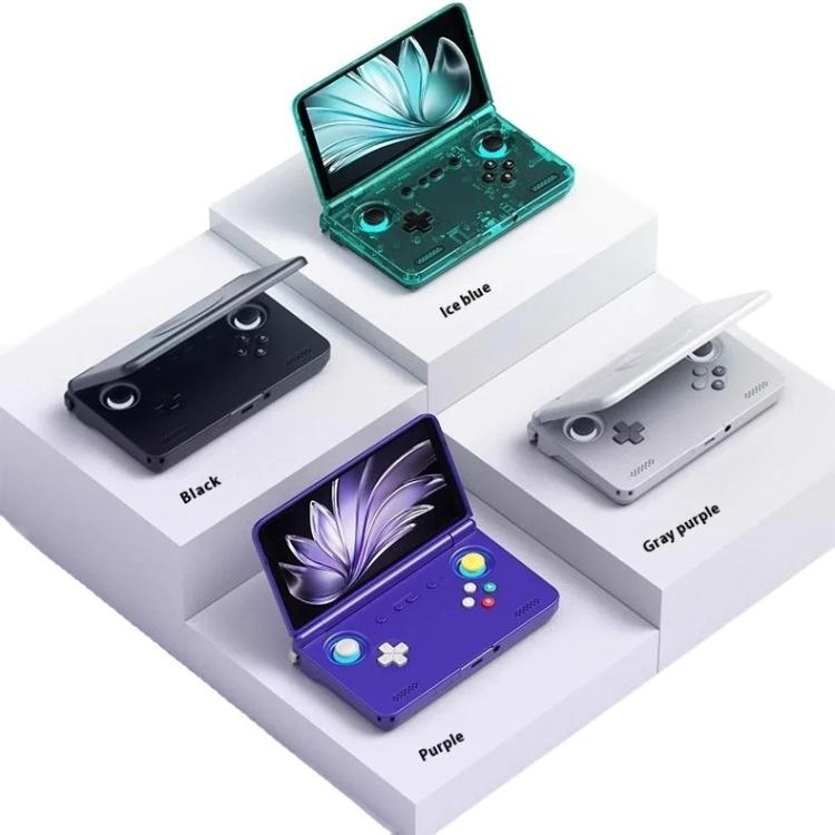Consola de juegos Retroid Pocket Flip 2 con procesador SD865, Android 13, pantalla AMOLED de 5,5 pulgadas, Wi-Fi y Bluetooth.