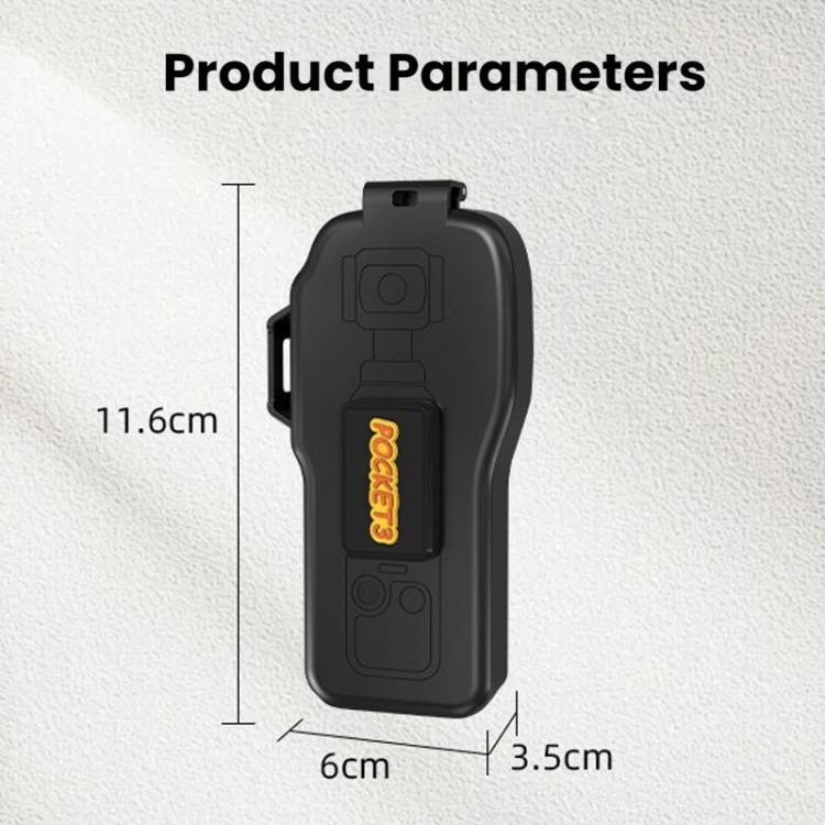 Cubierta protectora de lente y pantalla para el cuerpo del DJI OSMO POCKET 3 BRDRC