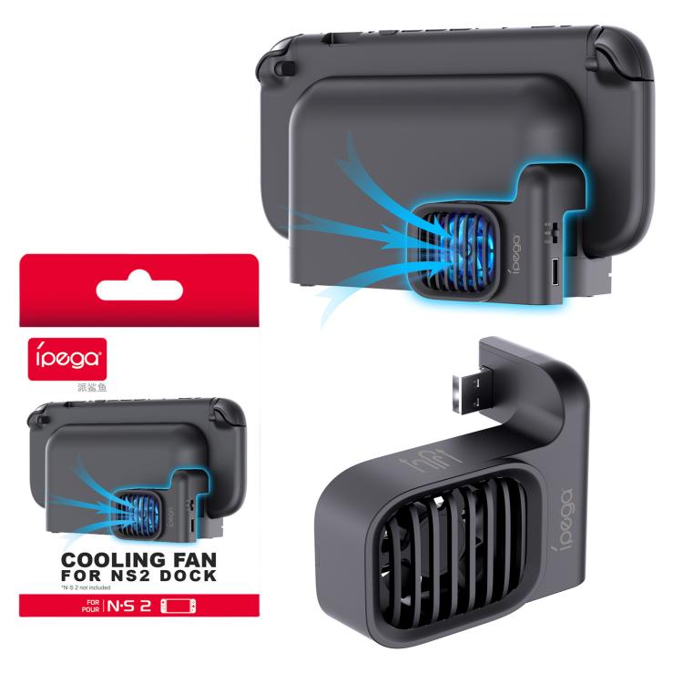 Ventilador radiador de refrigeración para base de consola ipega para Nintendo Switch 2 con velocidad ajustable, PG-SW2206