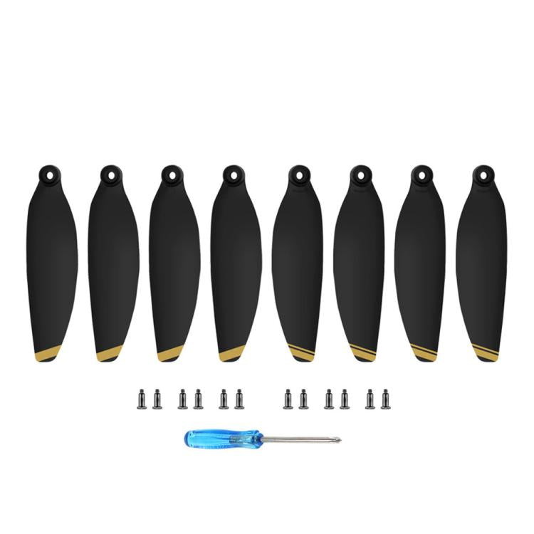Hélices de repuesto 4726F para DJI Mini 2 / Mini 2 SE, 2pairs Gold Edge, 2pairs Silver Edge, 2pairs Orange Edge, 4pairs Gold Edge, 4pairs Silver Edge, 4pairs Orange Edge
