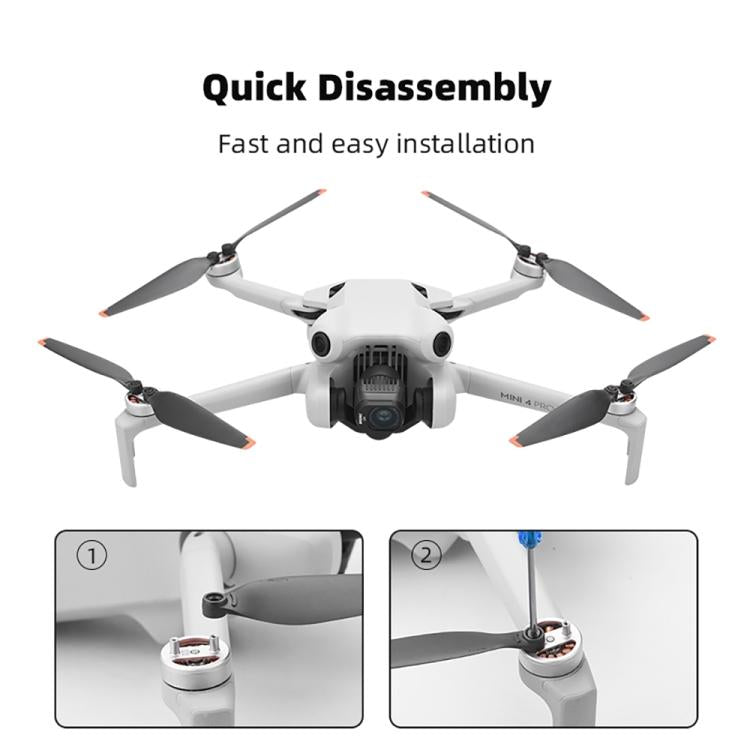 4 pares de palas de hélice para DJI Mini 4 Pro, 6030F, piezas de repuesto