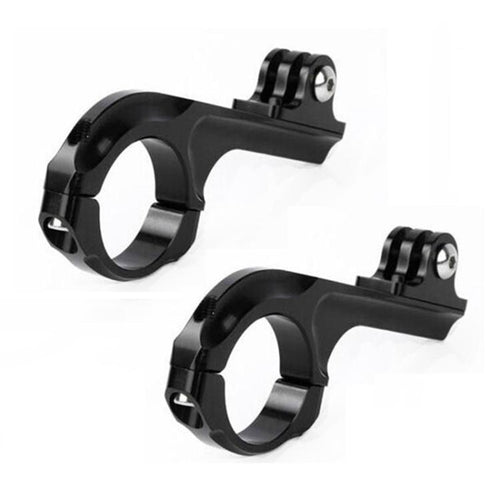 1 par de abrazaderas metálicas tipo Q para bicicleta para cámaras de acción GoPro