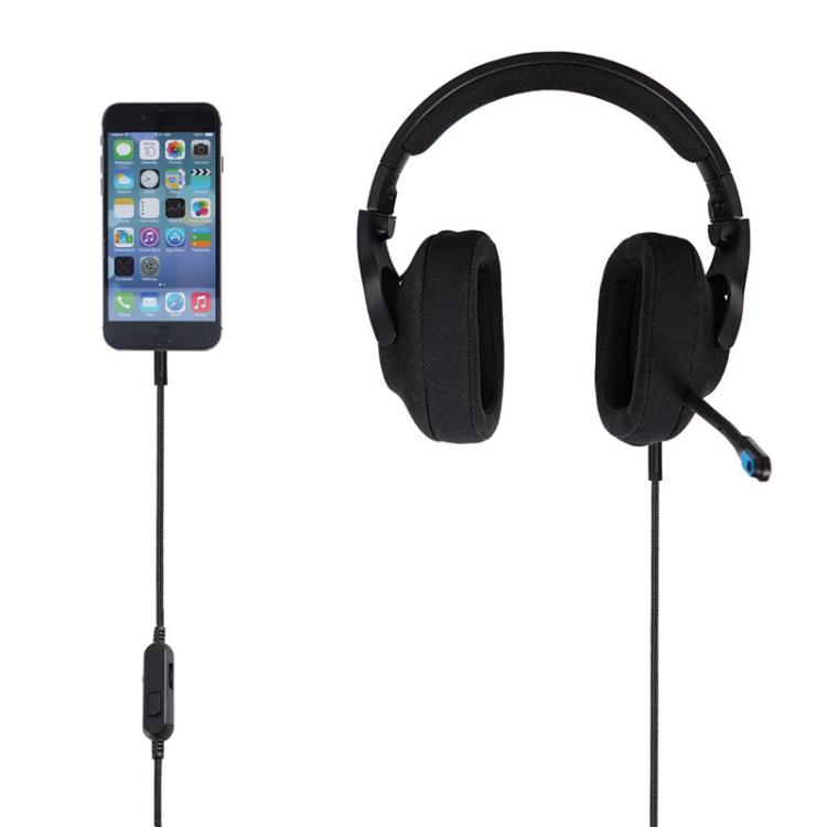 Cable de audio para auriculares gaming Logitech G Pro / G Pro X / G233 / G433, ZS0297