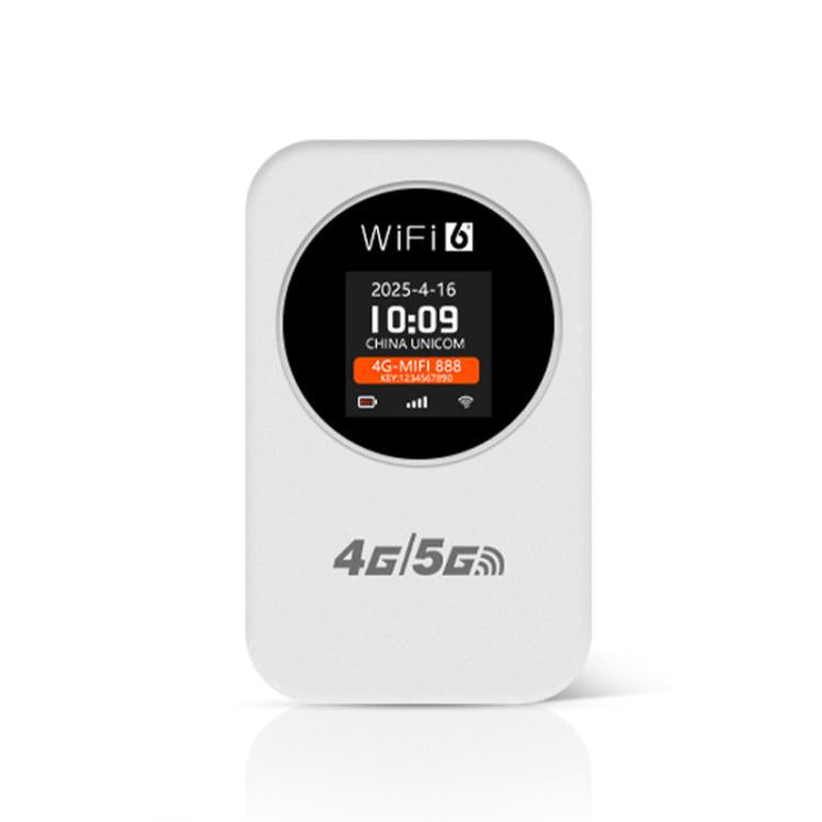 Punto de acceso WiFi portátil 4G/5G de 300 Mbps, router móvil con pantalla de hora y batería integrada de 3000 mAh., Asia Edition, Eurasian Edition