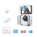Protector de pantalla de cristal templado aMagisn para Insta360 GO Ultra y película para la lente de la cámara., 1 Set, 2 Sets