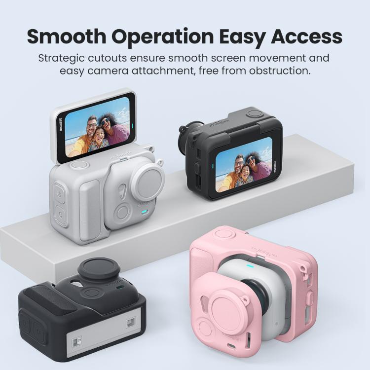 Funda protectora de silicona aMagisn para Insta360 Go Ultra. Carcasa de protección integral.