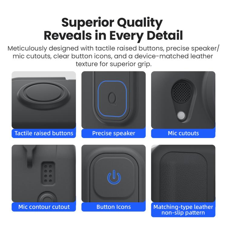 Funda protectora de silicona aMagisn para Insta360 Go Ultra. Carcasa de protección integral.