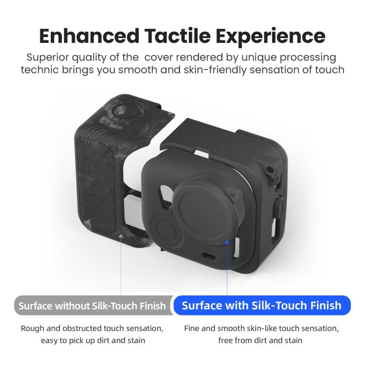 Funda protectora de silicona aMagisn para Insta360 Go Ultra. Carcasa de protección integral.