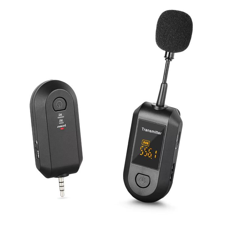 Amplificador de micrófono inalámbrico 2.4G, micrófono portátil, 1 In 1 Lapel Clip, 1 In 1 Headwear, 1 In 2 Lapel Clip, 1 In 2 Headwear