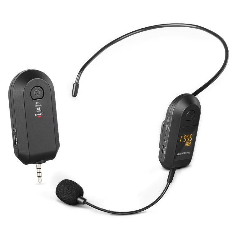 Amplificador de micrófono inalámbrico 2.4G, micrófono portátil, 1 In 1 Lapel Clip, 1 In 1 Headwear, 1 In 2 Lapel Clip, 1 In 2 Headwear
