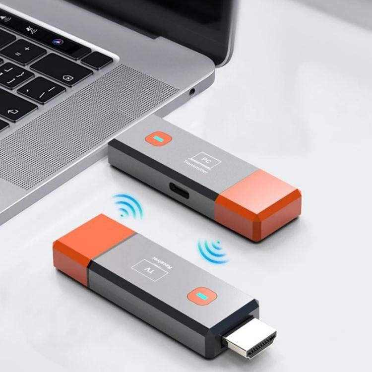 Transmisor inalámbrico HDMI de 50 m para extensión de señal 1080p, WIFI, transmisión inalámbrica a la misma pantalla, transmisor + receptor., 50M