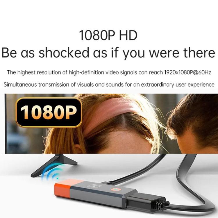 Transmisor inalámbrico HDMI de 50 m para extensión de señal 1080p, WIFI, transmisión inalámbrica a la misma pantalla, transmisor + receptor., 50M