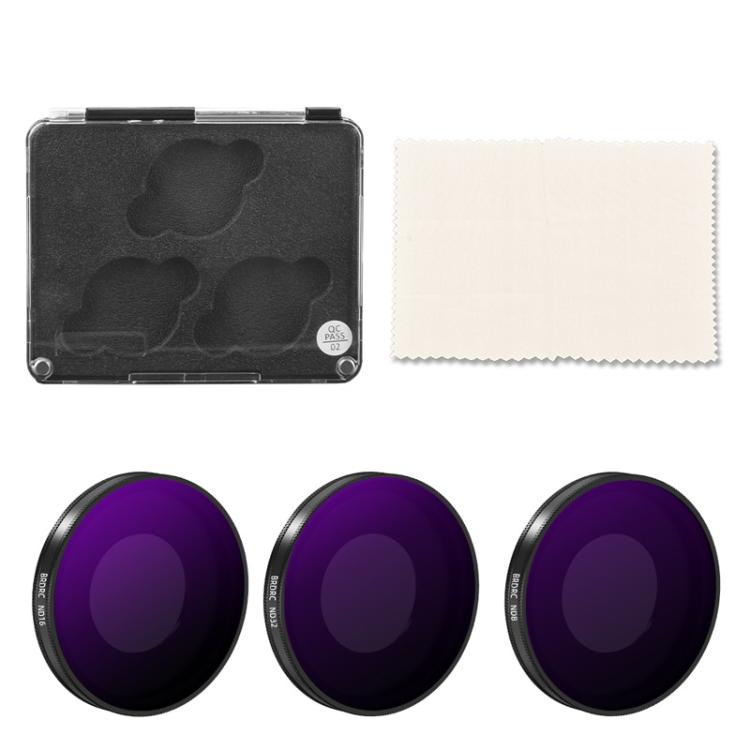 Accesorios para cámara con filtro de lente BRDRC para Insta360 Go Ultra, UV, CPL, ND16, ND8+ND16+ND32
