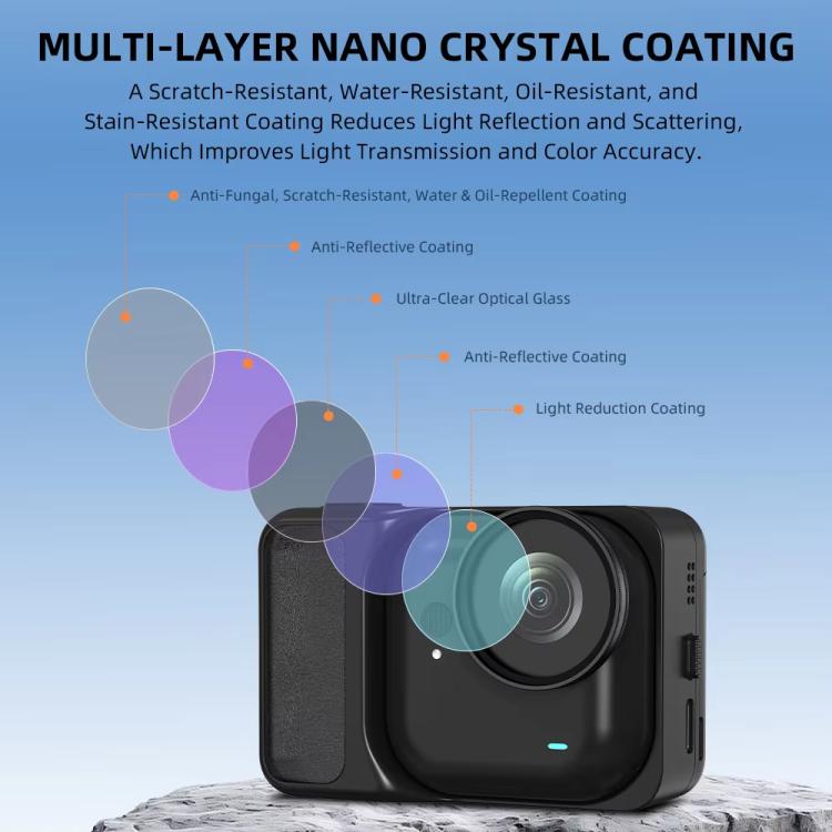 Accesorios para cámara con filtro de lente BRDRC para Insta360 Go Ultra, UV, CPL, ND16, ND8+ND16+ND32