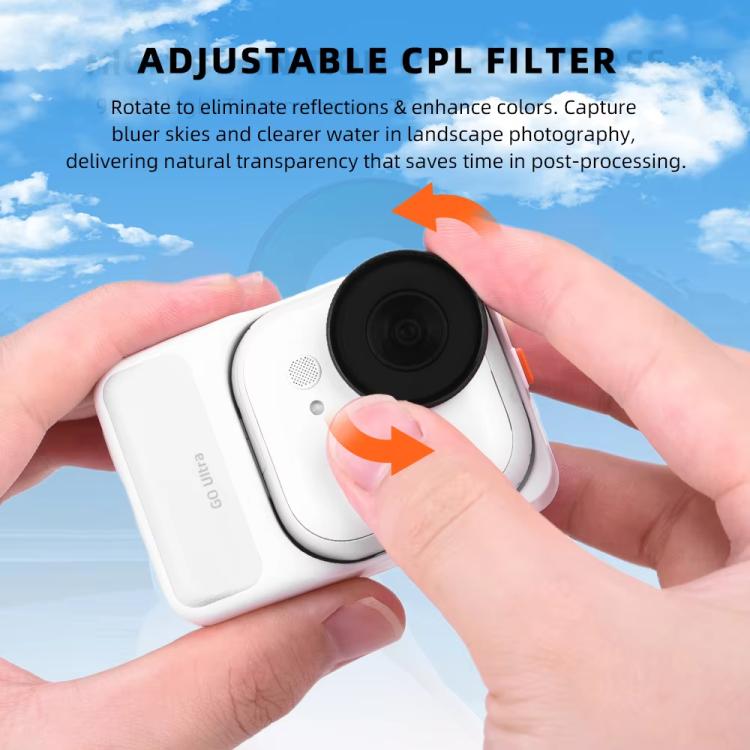 Accesorios para cámara con filtro de lente BRDRC para Insta360 Go Ultra, UV, CPL, ND16, ND8+ND16+ND32
