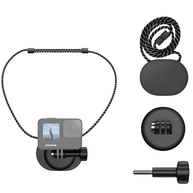 Cordón magnético universal para cámara de acción y soporte para montar la cámara en el cuello., BH-14, BH-14 With 1/4 inch Adapter