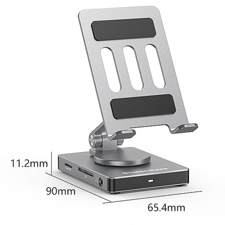 Base de carga con soporte giratorio para teléfono Blueendless ST803, 8 In 1
