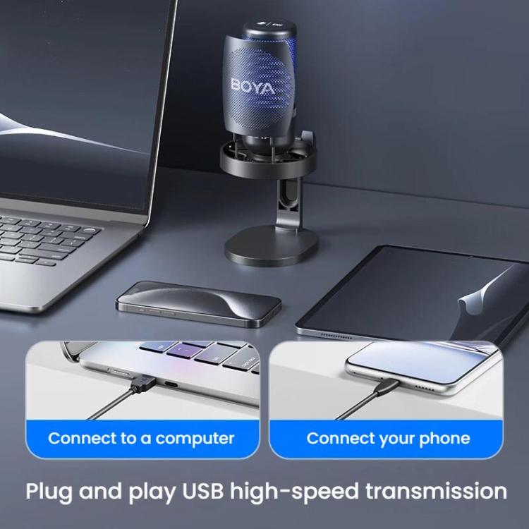 Micrófono de condensador para ordenador, teléfono, grabación de vídeo, recepción en directo, reducción de ruido, micrófono USB, K3