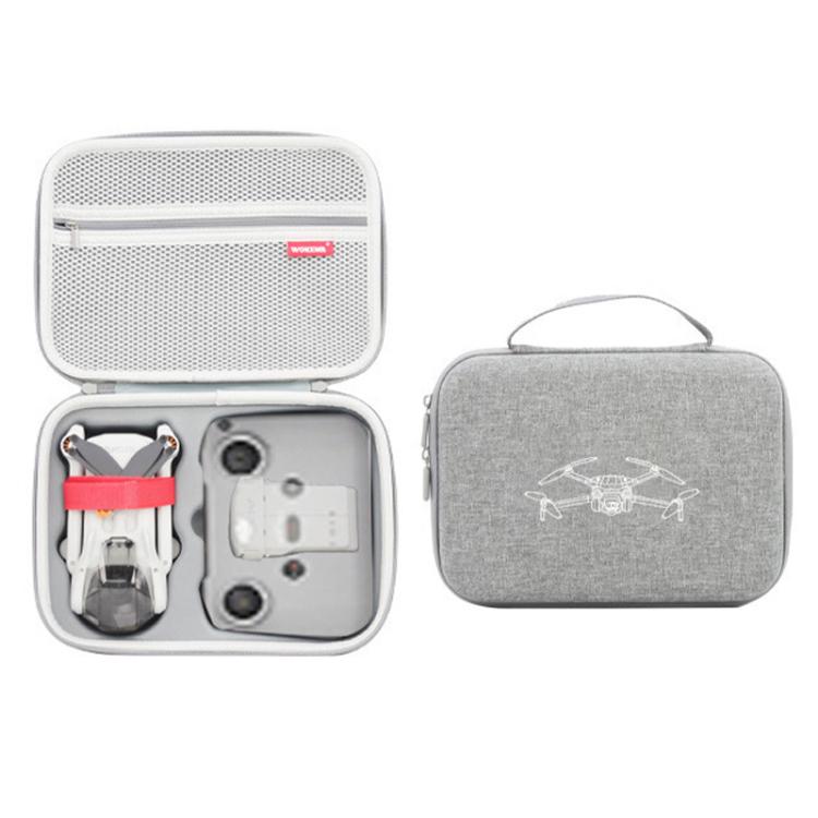Bolsa de almacenamiento portátil impermeable y resistente a la presión WOKEMA, For DJI  Mini 2/ 2 SE, For DJI  Mini 3 / 3 Pro Without Screen, For DJI  Mini 3 / 3 Pro With Screen, For DJI  Mini 4 Pro Without Screen, For DJI  Mini 4 Pro With Screen