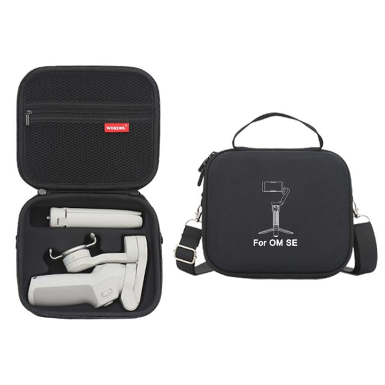 Bolsa de almacenamiento para estabilizador de cardán de mano WOKEMA, For DJI OSMO Mobile 4 / SE PU Leather, For DJI OSMO Mobile 4 / SE PU Black, For DJI OSMO Mobile 6 PU Leather, For DJI OSMO Mobile 6 PU Black