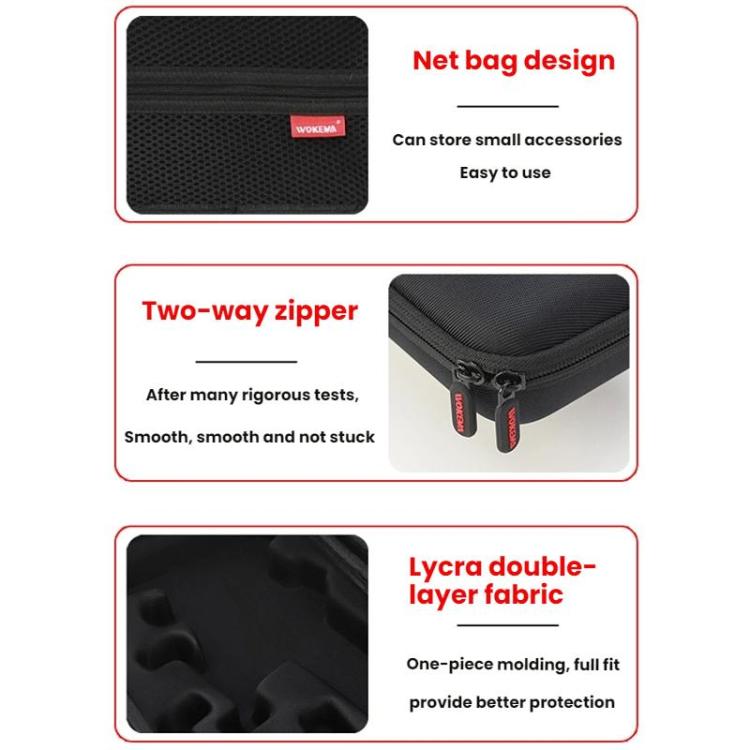 Bolsa de almacenamiento para estabilizador de cardán de mano WOKEMA, For DJI OSMO Mobile 7, For DJI OSMO Mobile 7P