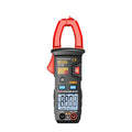 Pinza amperimétrica digital ANENG ST183 600A con NCV, 4000 cuentas, prueba de continuidad/resistencia/capacitancia/diodo, alarma sonora y visual.