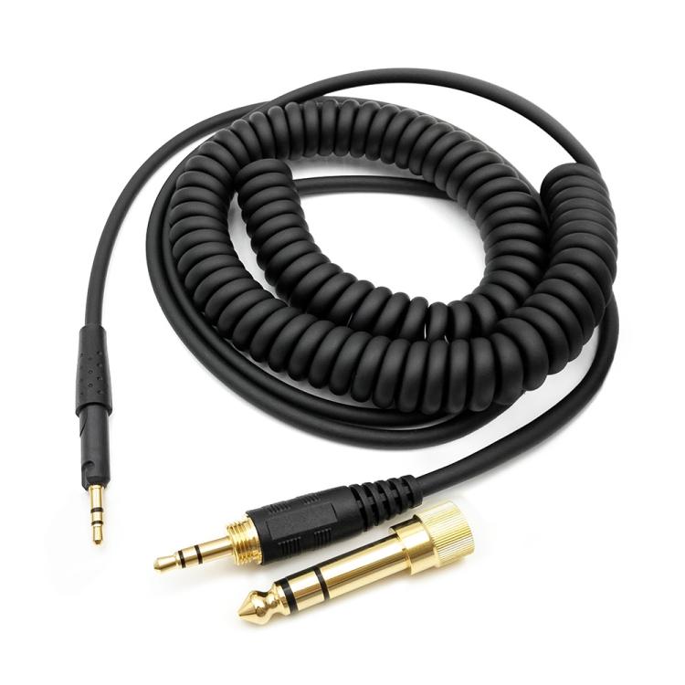 Cable de auriculares con conector en resorte de 2,5 mm a 3,5+6,35 mm para Sennheiser HD6 / HD8 / HD7 / HD598, ZS0229