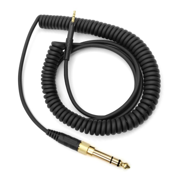 Cable de auriculares con conector en resorte de 2,5 mm a 3,5+6,35 mm para Sennheiser HD6 / HD8 / HD7 / HD598, ZS0229