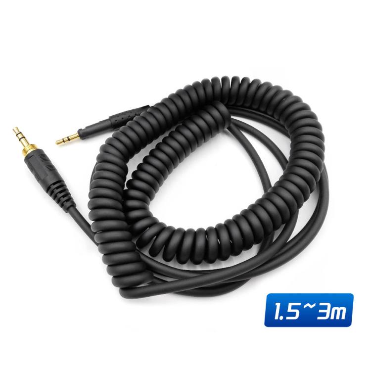 Cable de auriculares con conector en resorte de 2,5 mm a 3,5+6,35 mm para Sennheiser HD6 / HD8 / HD7 / HD598, ZS0229