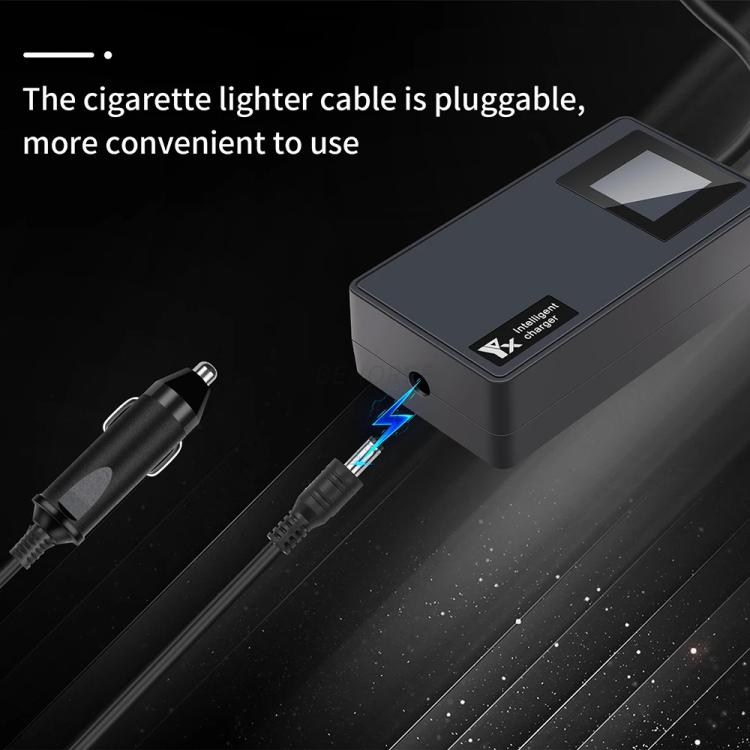 Cargador de coche YX con pantalla digital y cargador rápido para dos baterías, compatible con DJI Mavic Air 2 / Air 2S., Car Charger