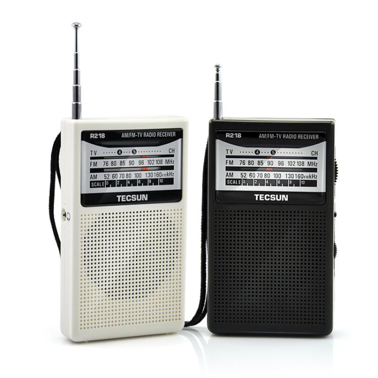 Radio portátil analógica de bolsillo TECSUN R-218 FM/AM/para campus, Standard No Battery