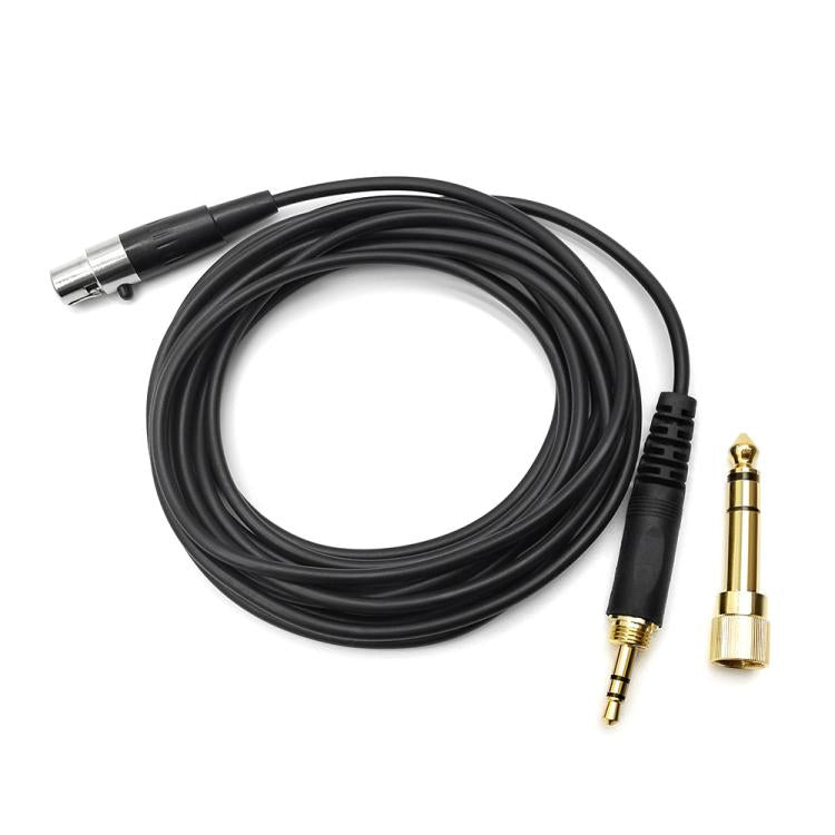 Cable para auriculares con conector de 6,35 mm para AKG Q701 Q702 K712 K240, 1.5-4.5m Spring, 3m Straight