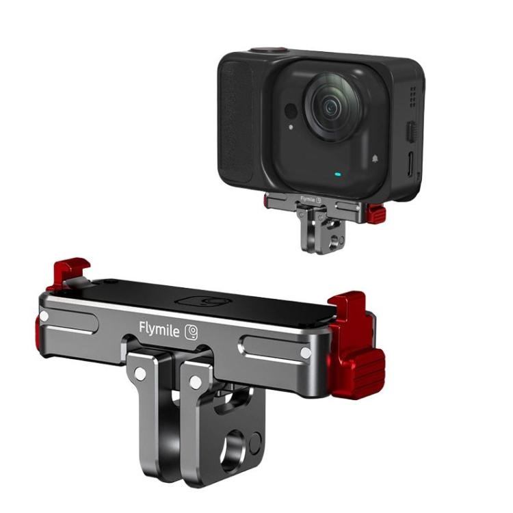 Adaptador magnético de liberación rápida Flymile para Insta360 Go Ultra. Accesorio de extensión de montaje de aleación de aluminio., Go Ultra