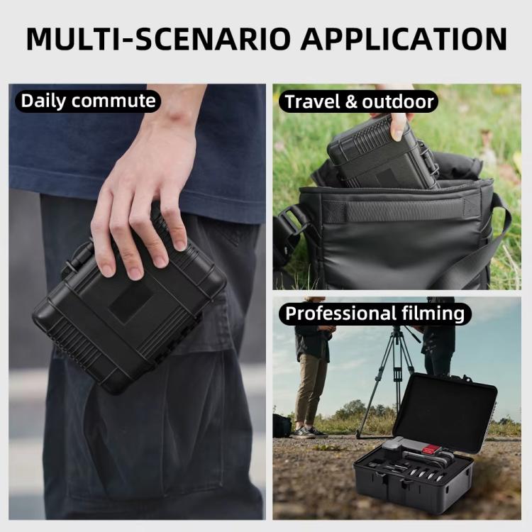 Estuche de transporte Flymile para organizador de almacenamiento de kits de fotografía callejera DJI Action 5 Pro/4/3, Safety Box
