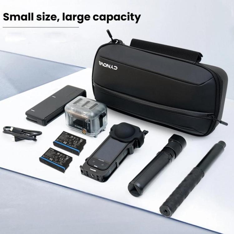 Bolsa de almacenamiento portátil impermeable CYNOVA OX5-SNB-CY para Insta360 X5, For Insta360 X5