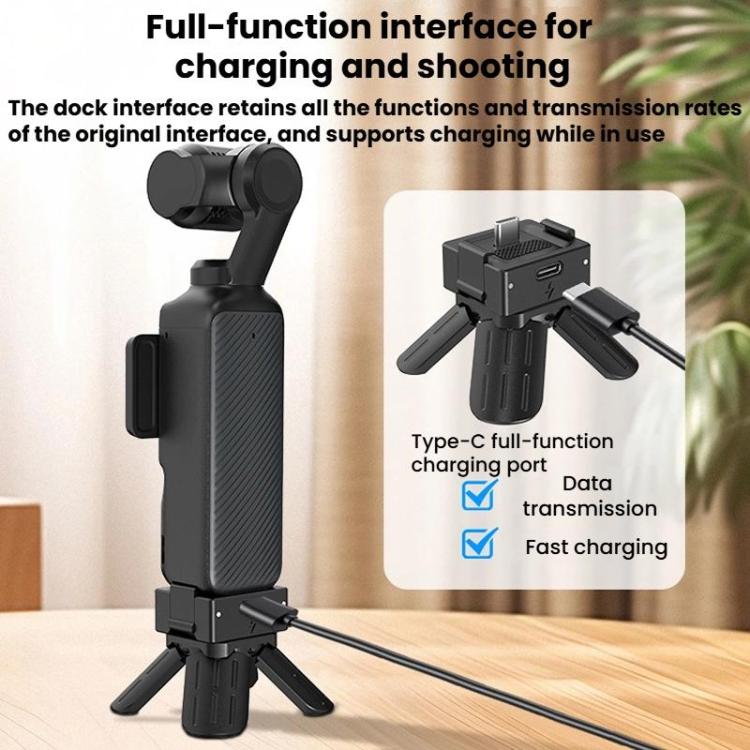 CYNOVA OP3-XDT-CY para trípode de liberación rápida DJI Osmo Pocket 3 Mini