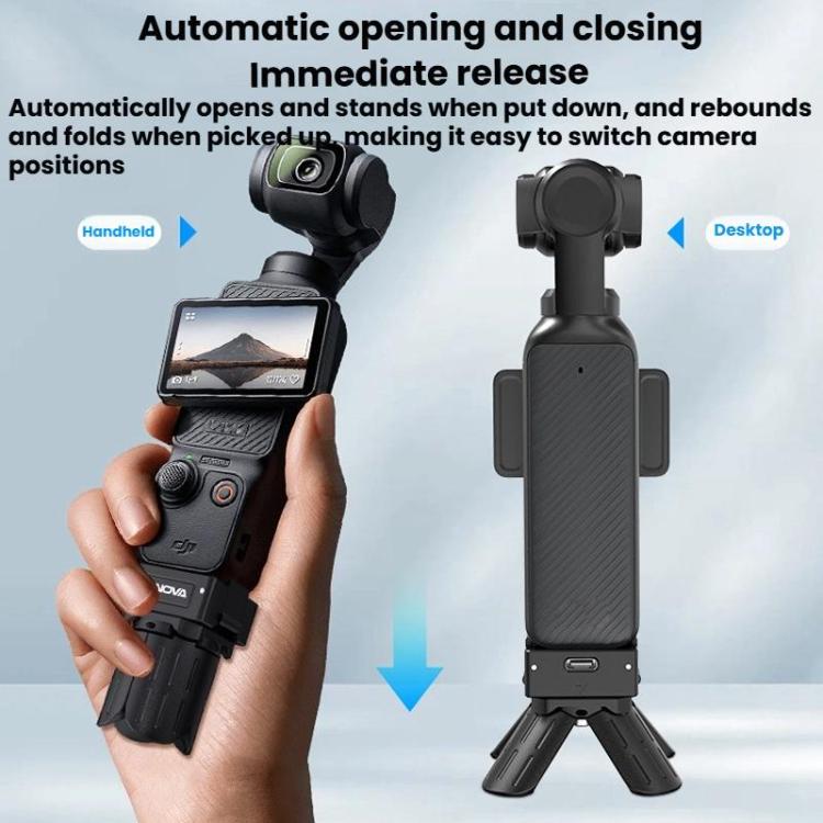 CYNOVA OP3-XDT-CY para trípode de liberación rápida DJI Osmo Pocket 3 Mini