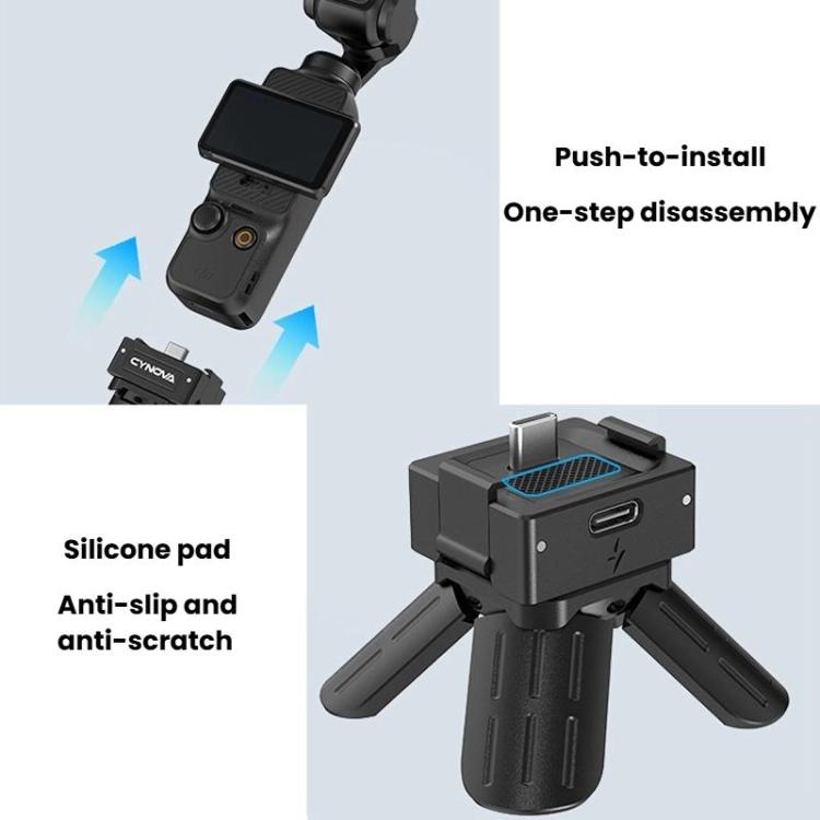 CYNOVA OP3-XDT-CY para trípode de liberación rápida DJI Osmo Pocket 3 Mini