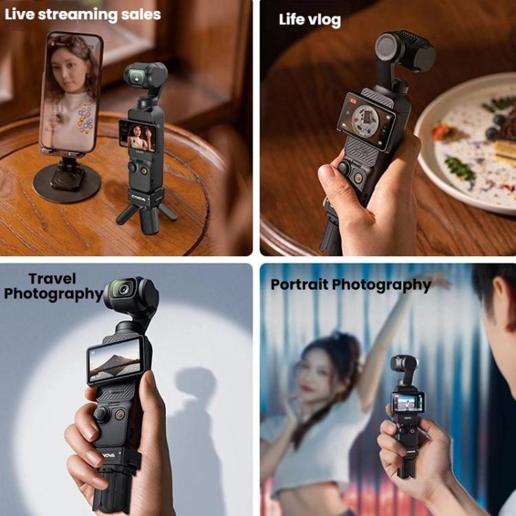 CYNOVA OP3-XDT-CY para trípode de liberación rápida DJI Osmo Pocket 3 Mini