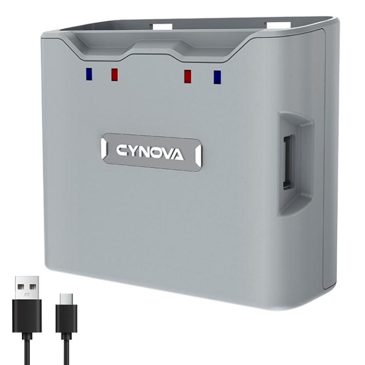 Para DJI Mini 2 / 2 SE / 4K CYNOVA C-MN-201, gestor de carga portátil de doble vía con puertos USB-C