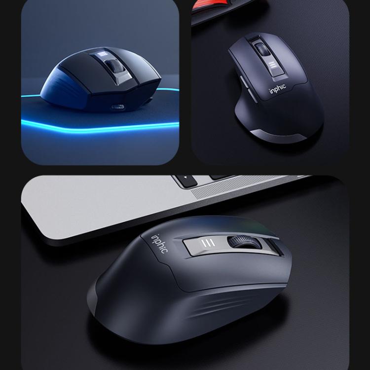 Ratón inalámbrico Inphic M9 2.4G para negocios, oficina y hogar, ergonómico y silencioso., M9