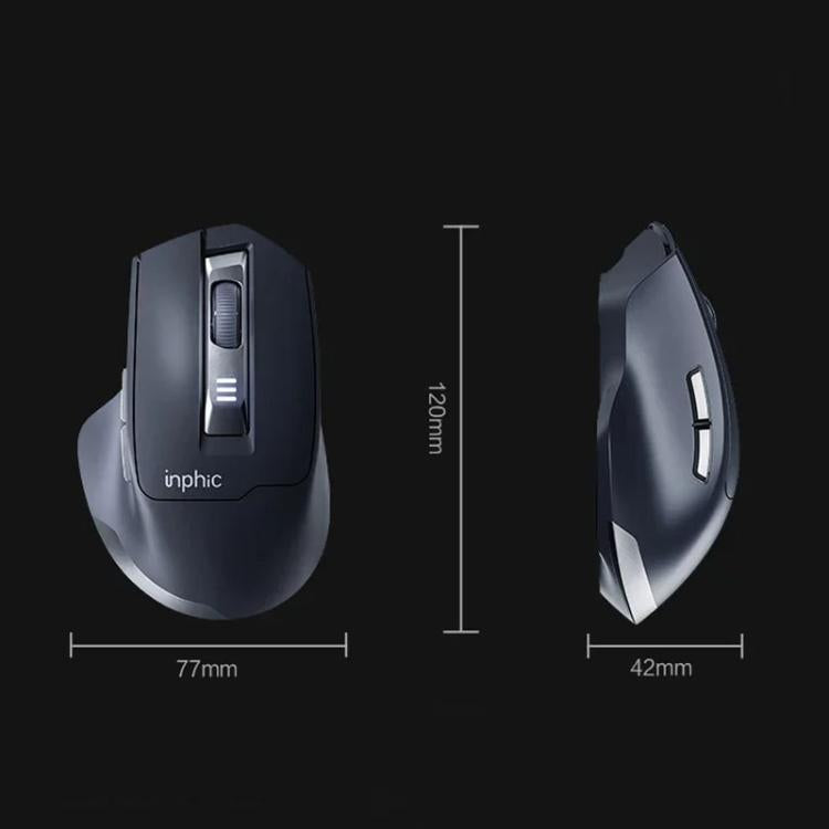 Ratón inalámbrico Inphic M9 2.4G para negocios, oficina y hogar, ergonómico y silencioso., M9